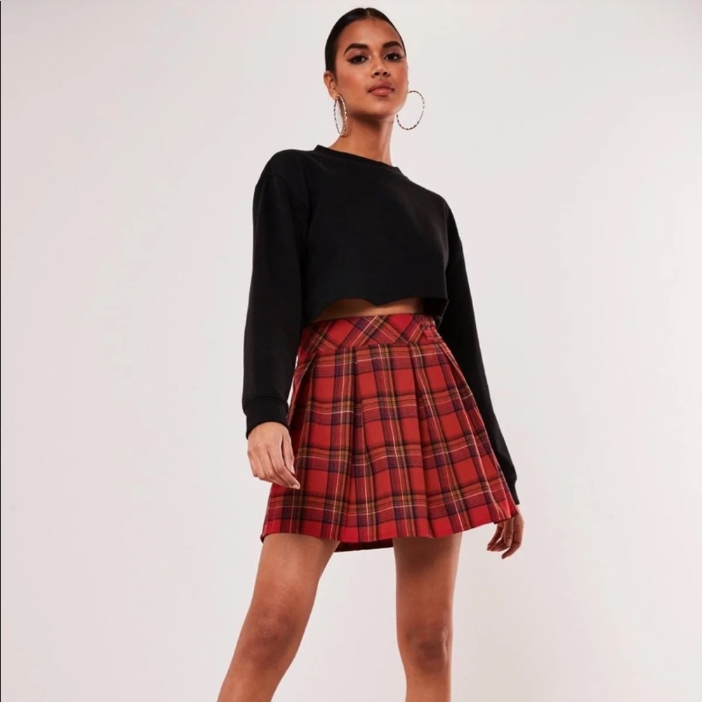 Plaid Mini Skirt
